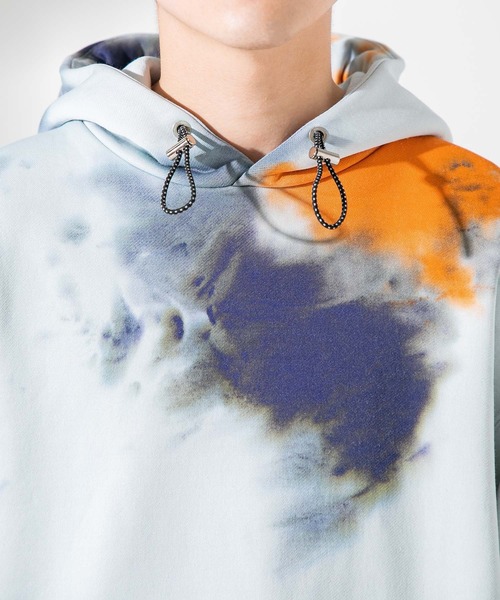 UNITED TOKYO（ユナイテッドトウキョウ）の「コットンナイロン　ムラ染めパーカー/オーバーサイズ（パーカー・メンズ・ベージュ/グレー・1/2/3）」の20枚目の写真