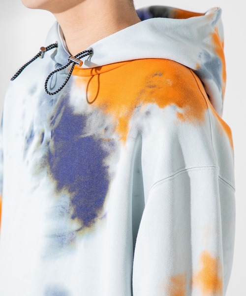 UNITED TOKYO（ユナイテッドトウキョウ）の「コットンナイロン　ムラ染めパーカー/オーバーサイズ（パーカー・メンズ・ベージュ/グレー・1/2/3）」の22枚目の写真