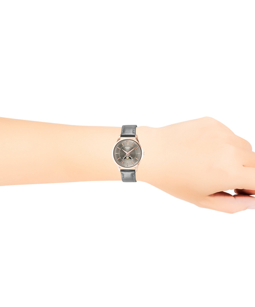 ABAHOUSE(アバハウス)の「ヘンリーロンドン HENRY LONDON フィンチリー 34mm ムーンフェイズ 腕時計 HL34-LS-0424(アナログ腕時計・メンズ・グレー・フリー)」の2枚目の写真