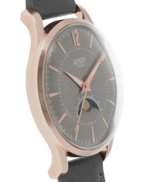 ABAHOUSE(アバハウス)の「ヘンリーロンドン HENRY LONDON フィンチリー 34mm ムーンフェイズ 腕時計 HL34-LS-0424(アナログ腕時計・メンズ・グレー・フリー)」の3枚目の写真