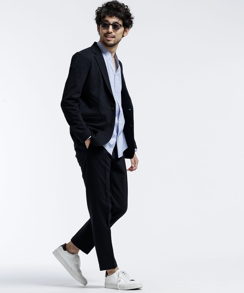 NANO universe（ナノユニバース）の「ソロテックスカノコイージーパンツ（その他パンツ・メンズ・ブラック/ネイビー/グレー・マルチサイズ）」の11枚目の写真