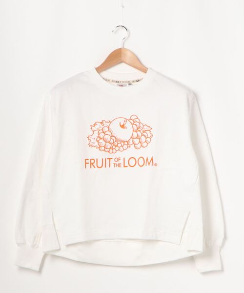 FRUIT OF THE LOOM(フルーツオブザルーム)の「ZOZO限定プリントドロップショルダースウェット(スウェット・レディース・ブラック/ホワイト/グレー・S/M)」の10枚目の写真