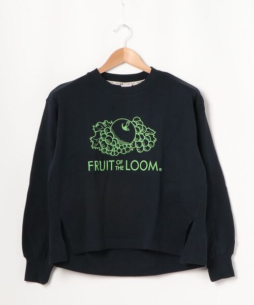 FRUIT OF THE LOOM(フルーツオブザルーム)の「ZOZO限定プリントドロップショルダースウェット(スウェット・レディース・ブラック/ホワイト/グレー・S/M)」の11枚目の写真