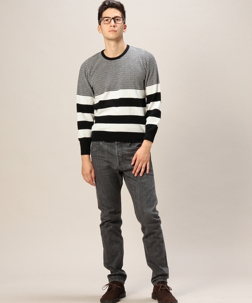 BEAUTY&YOUTH UNITED ARROWS(ビューティーアンドユースユナイテッドアローズ)の「BY シェービング ストレッチ デニム 5P スキニーパンツ ◆(デニムパンツ・メンズ・ブラック/コバルトブルー・30inch/32inch/34inch/28inch)」の12枚目の写真