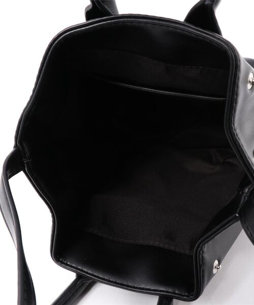 fifth（フィフス）の「ハンドル付ボストンショルダーバッグ（ショルダーバッグ・レディース・ホワイト/ブラック・FREE）」の9枚目の写真