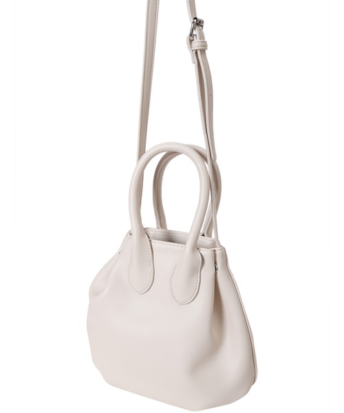 fifth（フィフス）の「ハンドル付ボストンショルダーバッグ（ショルダーバッグ・レディース・ホワイト/ブラック・FREE）」の7枚目の写真