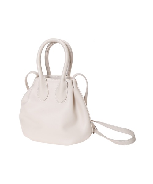 fifth（フィフス）の「ハンドル付ボストンショルダーバッグ（ショルダーバッグ・レディース・ホワイト/ブラック・FREE）」の6枚目の写真