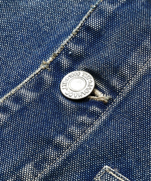 TMT（ティーエムティー）の「INDIGO CANVAS COVERALL(VINTAGE FINISHED