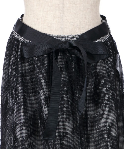 axes femme（アクシーズファム）の「リバーシブルレーススカート（スカート・レディース・ブラック/パープル/キナリ・MEDIUM）」の11枚目の写真