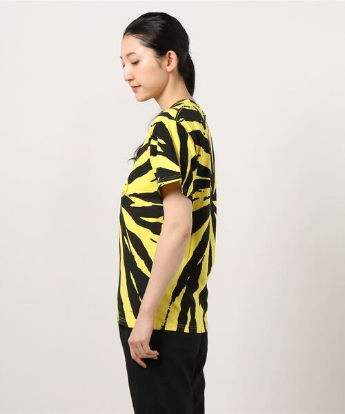 xgirl 迷彩Tシャツ　M CURSIVE LOGO CAMO S/S BABY TEE（Tシャツ/カットソー）｜X-girl