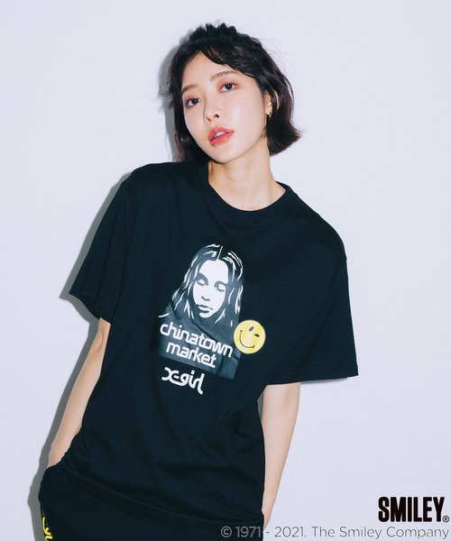 X-girl（エックスガール）の「X-girl × CHINATOWN MARKET SMILEY