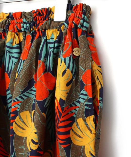 MAKE YOUR DAY（メイクユアデイ）の「ボタニカル柄スカート■80～140cm（スカート・キッズ・ピンク/レッド/イエロー・140/130/120/80/90/100/110）」の10枚目の写真