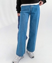 muahmuah([A[A)A'GEM/9 × .komwmuah muah/[A[AxWIDE DENIM PANTS/ Chfjpc(fjpc)