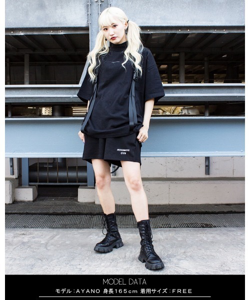 A'GEM/9』パラシュートデザイン半袖Tシャツ A'GEM/9│A'GEM/9