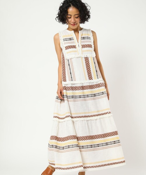 セール Freak S Freak S Store フリークスストア のファッション ワンピース ドレス クロスステッチ刺繍ワンピース ワンピース ワンピース Freada フリーダ