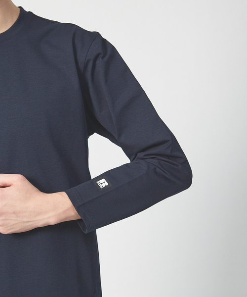Russell Athletic（ラッセルアスレティック）の「【別注】RUSSELL ATHLETIC クルーネック 長袖 Tシャツ（Tシャツ/カットソー・メンズ・ネイビー/アイボリー/チャコールグレー・44/48/46）」の8枚目の写真