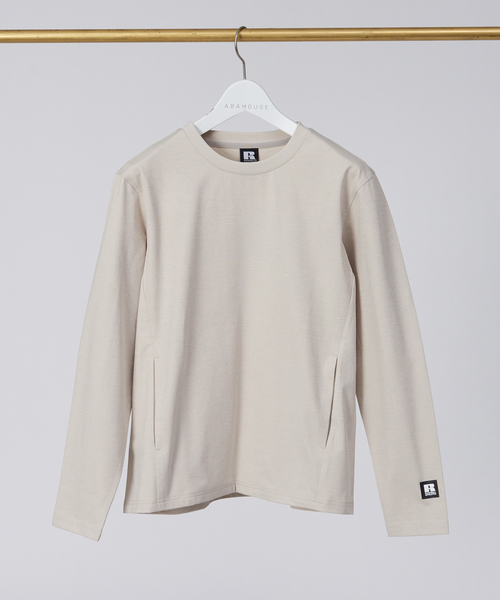 Russell Athletic（ラッセルアスレティック）の「【別注】RUSSELL ATHLETIC クルーネック 長袖 Tシャツ（Tシャツ/カットソー・メンズ・ネイビー/アイボリー/チャコールグレー・44/48/46）」の15枚目の写真