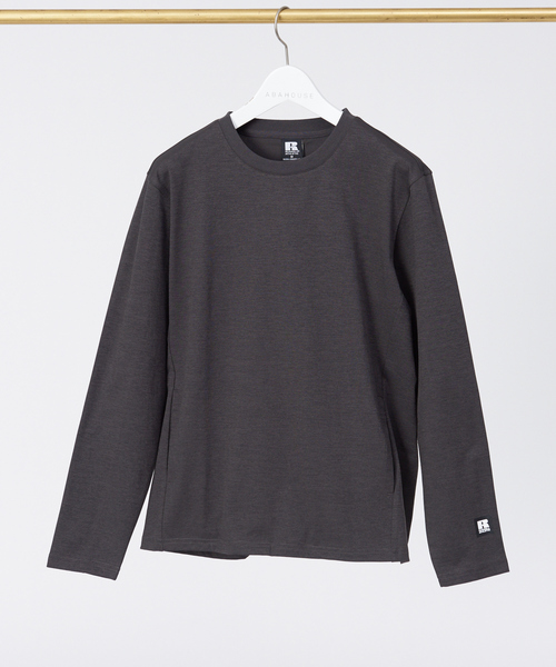Russell Athletic（ラッセルアスレティック）の「【別注】RUSSELL ATHLETIC クルーネック 長袖 Tシャツ（Tシャツ/カットソー・メンズ・ネイビー/アイボリー/チャコールグレー・44/48/46）」の22枚目の写真