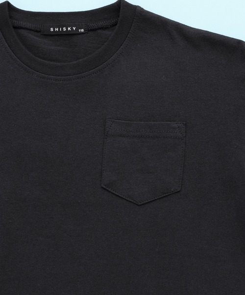 SHISKY(シスキー)の「SHISKY / シスキー ビッグシルエット ポケット付き 無地カットソー 5分袖 キッズ (5分袖カットソー+タンクトップ)(Tシャツ/カットソー・キッズ・グレー系その他/杢グレー/チャコール/グリーン系その他/ブラック系その他/ブラウン系その他/ベージュ/ホワイト・110cm/130cm/150cm/120cm/140cm/160cm)」の11枚目の写真