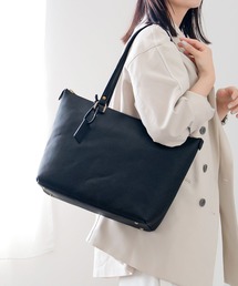 [HALEINE]牛革レザートートバッグ