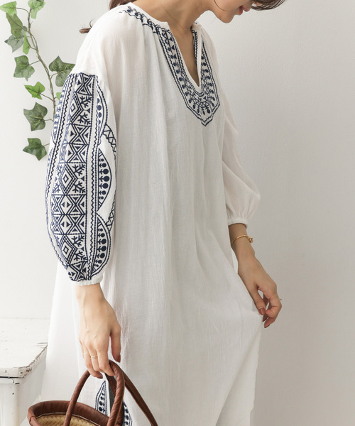 人気絶頂 長袖ワンピース 目玉 送料無料 Mjcbron Fr