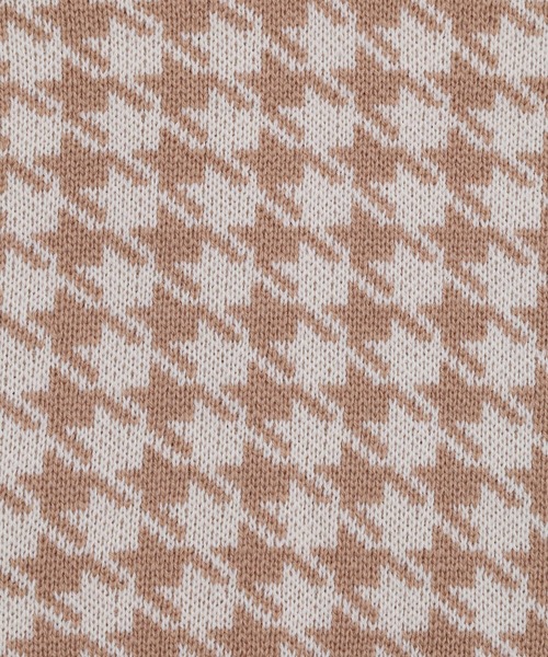 WC（ダブル シー）の「パステル千鳥柄ニットベスト（ベスト・レディース・ベージュ/ピンク/グリーン・FREE）」の9枚目の写真