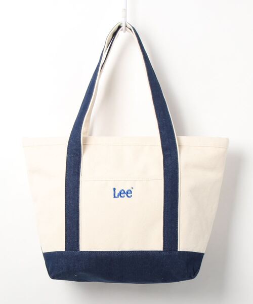 Lee(リー)の「【LEE/リー】開口部ファスナー付きキャンバストートバッグ(トートバッグ・レディース・グリーン/ネイビー/レッド/ブラック・FREE)」の3枚目の写真
