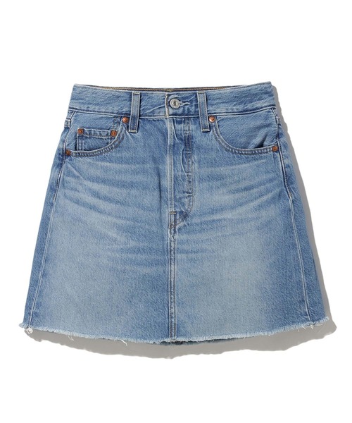 Levi's（リーバイス）の「RIBCAGE SKIRT BERNAL TIDE（デニムスカート・レディース・ライトインディゴブルー・29inch/24inch/25inch/26inch/27inch/23inch/28inch）」の17枚目の写真