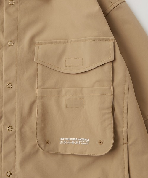 CIAOPANIC TYPY（チャオパニックティピー）の「【Roue/ルー】フィッシングシャツ（シャツ/ブラウス・メンズ・ブラック/ベージュ・S/M/L）」の17枚目の写真