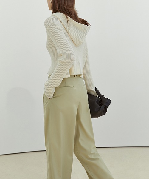 Fano Studios(ファノ ストゥディオズ)の「【Fano Studios】Buckle belt loose slacks FX21K007(スラックス・レディース・ライトベージュ・M/S/L)」の8枚目の写真
