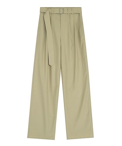 Fano Studios(ファノ ストゥディオズ)の「【Fano Studios】Buckle belt loose slacks FX21K007(スラックス・レディース・ライトベージュ・M/S/L)」の10枚目の写真