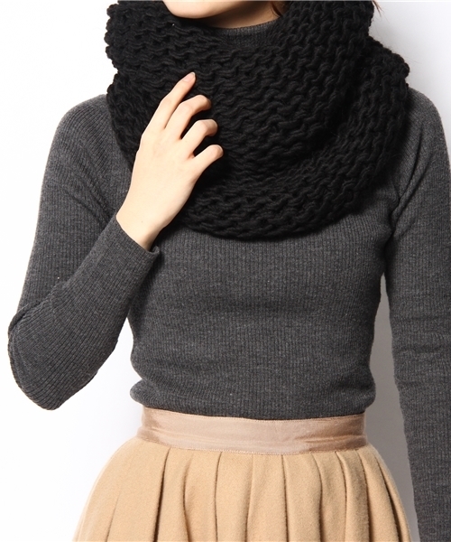 mystic（ミスティック）の「ROSEBUDBETTINA（ストール/ショール・レディース・ブルー/ブラック/ベージュ・ﾌﾘ-）」の6枚目の写真