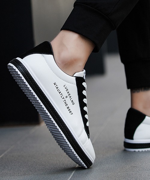 SVEC（シュベック）の「レトロ カラーリング ローカット ローテクスニーカー（スニーカー・メンズ・レッド/グリーン/ブラック・44/40/42/43/41）」の9枚目の写真