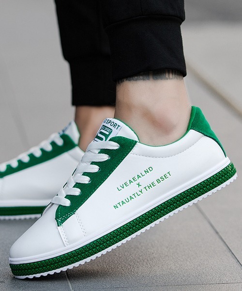 SVEC（シュベック）の「レトロ カラーリング ローカット ローテクスニーカー（スニーカー・メンズ・レッド/グリーン/ブラック・44/40/42/43/41）」の16枚目の写真