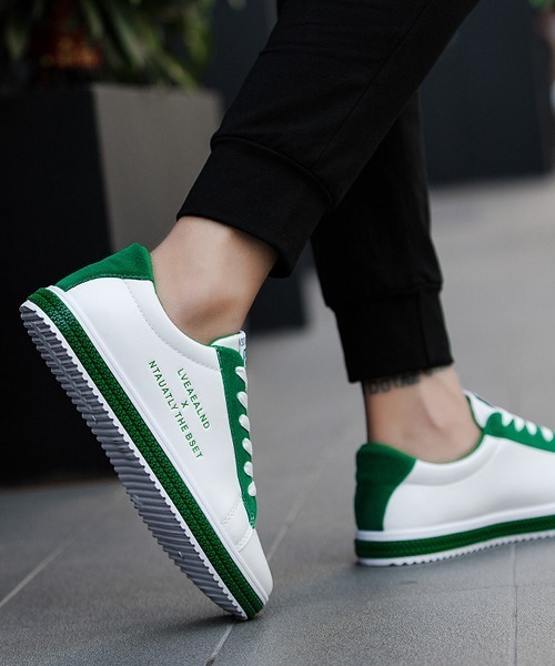 SVEC（シュベック）の「レトロ カラーリング ローカット ローテクスニーカー（スニーカー・メンズ・レッド/グリーン/ブラック・44/40/42/43/41）」の20枚目の写真