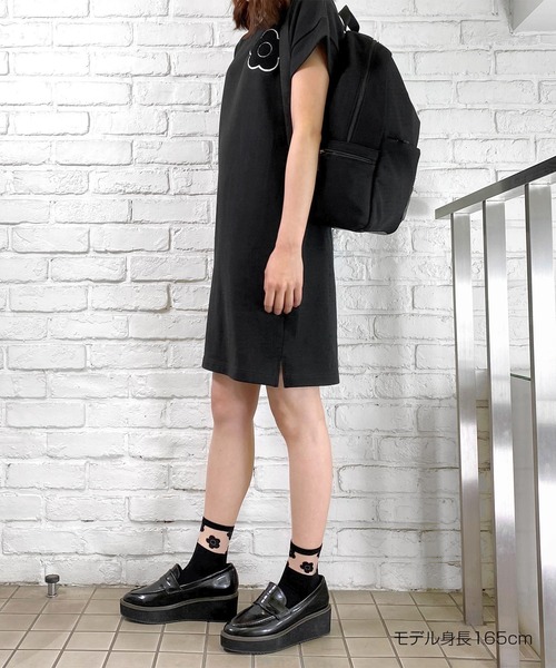 MARY QUANT（マリークワント）の「裏毛サガラポイント ワンピース（ワンピース・レディース・ブラック/カーキ・M）」の16枚目の写真