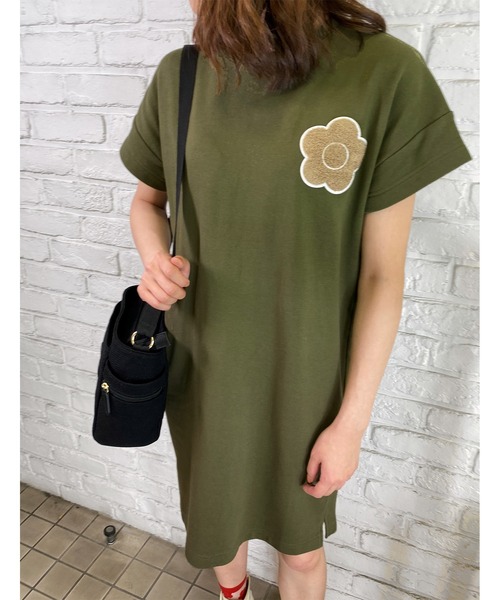 MARY QUANT（マリークワント）の「裏毛サガラポイント ワンピース（ワンピース・レディース・ブラック/カーキ・M）」の11枚目の写真