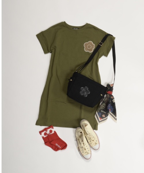 MARY QUANT（マリークワント）の「裏毛サガラポイント ワンピース（ワンピース・レディース・ブラック/カーキ・M）」の17枚目の写真