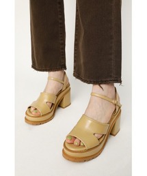 SLY | CUT OUT CHUNK HEEL SANDAL/チャンキーヒールサンダル(サンダル)