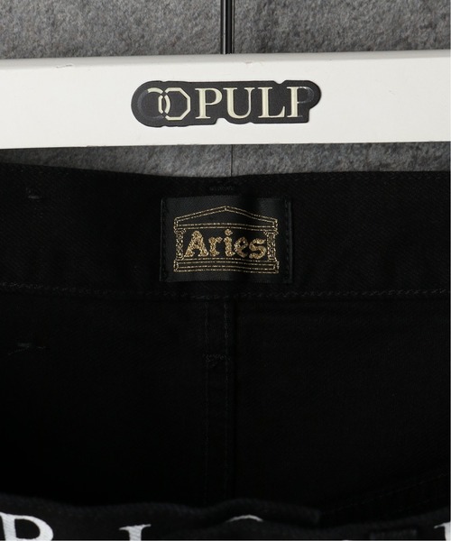 ARIES(アリーズ)の「【ARIES / アリーズ】 LOGO PRINT WAISTBAND LILLY JEANS(デニムパンツ・メンズ・ブラック・28/30/32)」の14枚目の写真
