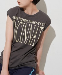 Aunt Marie's | CINCINNATI ビッグロゴタンク　/ フレンチスリーブTシャツ(タンクトップ)