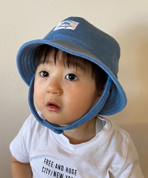 LITTLE GRIN BUDDY(リトル グリンバディ)の「【LITTLE GRIN BUDDY/リトルグリンバディ】ベビー パイル素材メトロハット/Baby Pile Hat(ハット)」|ライトブルー