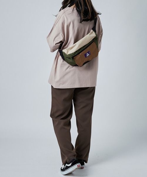 GERRY(ジェリー)の「【GERRY】エコ素材 撥水ウエストバッグ ボディバッグ R1711 YMY(ボディバッグ/ウエストポーチ・メンズ・ブラック/ベージュ/マルチ/ダークグレー/チャコールグレー・FREE)」の14枚目の写真