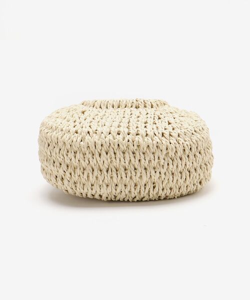 MAJESTIC LEGON（マジェスティックレゴン）の「ガーリーパールかごバッグ（かごバッグ・レディース・アイボリー/モカ・FREE）」の10枚目の写真