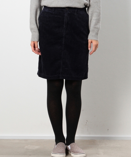 coen（コーエン）の「太畝コーデュロイタイトスカート§（スカート・レディース・ネイビー/オフホワイト/ベージュ/モカ・MEDIUM/LARGE）」の6枚目の写真