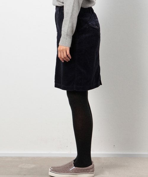 coen（コーエン）の「太畝コーデュロイタイトスカート§（スカート・レディース・ネイビー/オフホワイト/ベージュ/モカ・MEDIUM/LARGE）」の7枚目の写真