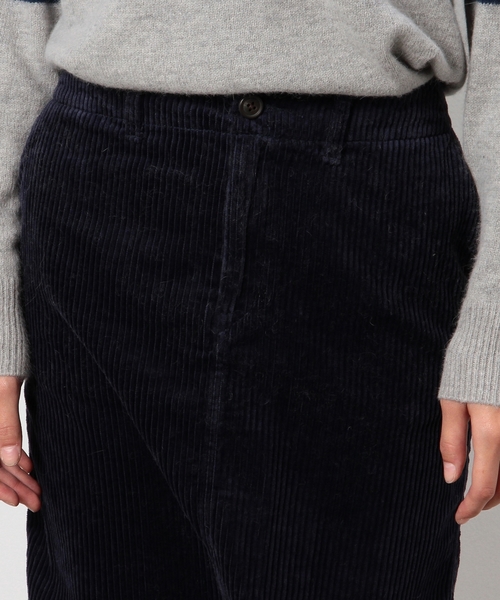 coen（コーエン）の「太畝コーデュロイタイトスカート§（スカート・レディース・ネイビー/オフホワイト/ベージュ/モカ・MEDIUM/LARGE）」の9枚目の写真