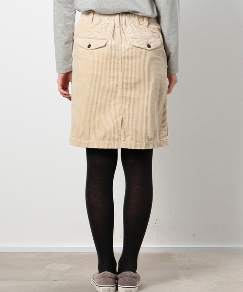 coen（コーエン）の「太畝コーデュロイタイトスカート§（スカート・レディース・ネイビー/オフホワイト/ベージュ/モカ・MEDIUM/LARGE）」の17枚目の写真