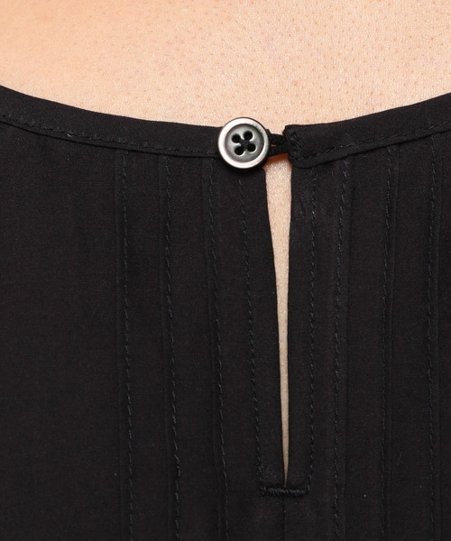 LEPSIM（レプシィム）の「綿シルクレースブラウス　954070（シャツ/ブラウス・レディース・オフホワイト/ブラック・MEDIUM/LARGE）」の16枚目の写真