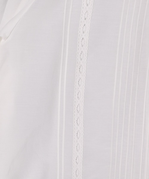 LEPSIM（レプシィム）の「綿シルクレースブラウス　954070（シャツ/ブラウス・レディース・オフホワイト/ブラック・MEDIUM/LARGE）」の18枚目の写真